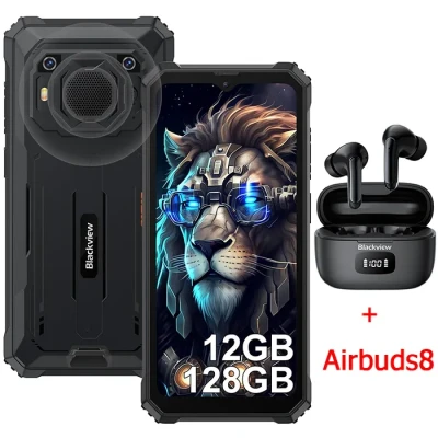 Image de Smartphone robuste Blackview BL9000 5G Mobile + protective case gris