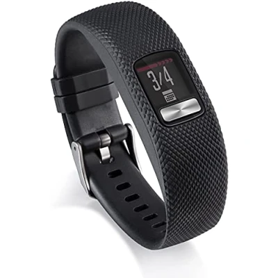 Image de Tyogeephy Bracelet pour Garmin Vivofit 4, Doux Silicone Remplacement 4 Activity Tracker, Petit, Grande