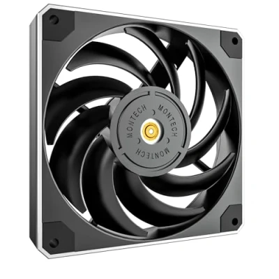 Image de Montech Metal 120 PWM, ventilateur de refroidissement silencieux haute performance, 4 broches