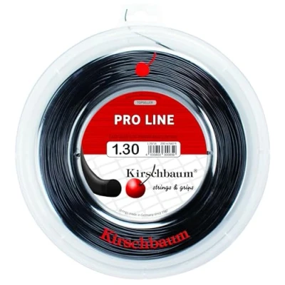 Image de Kirschbaum Pro Line 2 Bobine Cordage de Tennis Noir 1,15 mm x 200 m