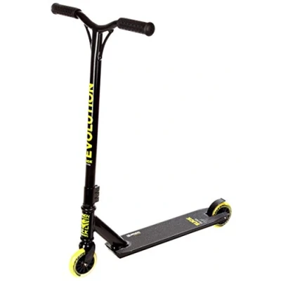 Image de RAVEN Trottinette Freestyle Evolution Slick 100mm Adulte Enfant Jaune Mixte Stunt Scooter Robuste Kickscooter