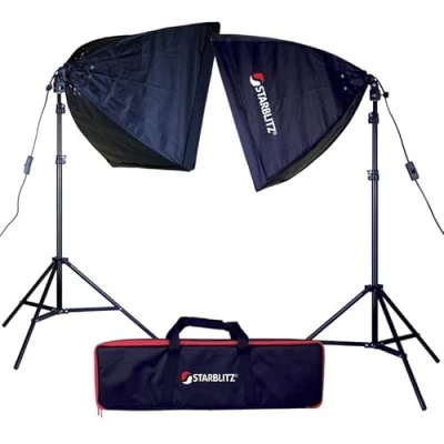 Image de STARBLITZ Kit Eclairage Lumière Continue Photo Vidéo SKITBULB60 Neuf