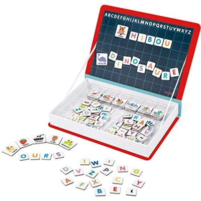 Image de Janod Magnetibook Alfabet Franstalig Jeux de société pour enfants, Taille: One Size, Multi coloured