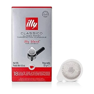 Image de illy Classico Lot de 12 x 18 dosettes papier à café espresso Taille moyenne
