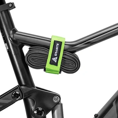 Image de Granite Rockband Sangle de Transport Cadre pour Chambres à Air et Kit d&#039;Outils Vélo, Solution Rangement Attacher du Matériel Supplémentaire Votre VTT (Vert)