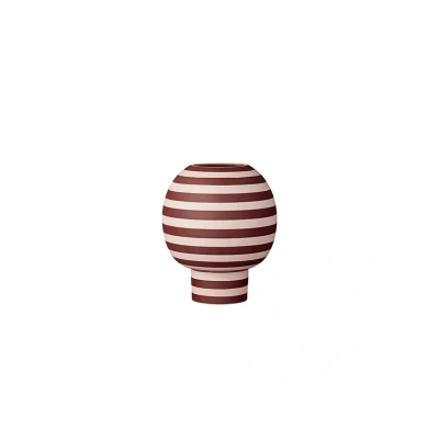 Image de AYTM Vase Varia, rouge, Ø 18 cm, hauteur 21 céramique