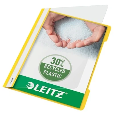 Image de Leitz Clr Frnt 277606 Lot de 25 protège documents semi rigide A4 jaune