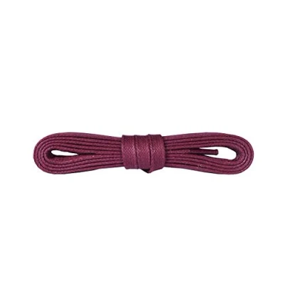 Image de Kaps Lacets Colorés pour Chaussures, Plats et Cirés, 100% Coton de Qualité, 5 mm Large, Fabriqués en Europe (75 cm 29 pouce 4 paires d&#039;œillets / 26 Bordeaux)