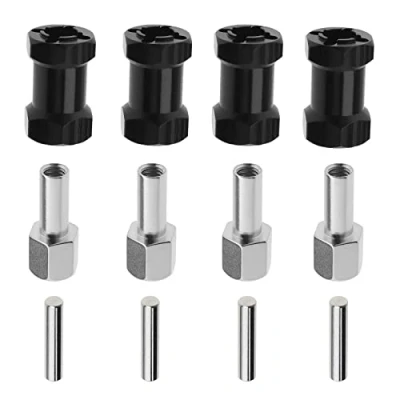 Image de Hex Hub Adaptateur de moyeu roue 20 mm RC, extension en métal, pilote compatible avec Axial Scx10 Rc4wd D90 1/10 RC 12