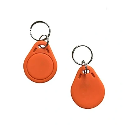 Image de YARONGTECH MIFARE Classic® 1K Tag RFID Porte clés 13.56MHz ISO14443A ABS IC NFC Tags pour contrôle d&#039;accès Orange (lot de 100)