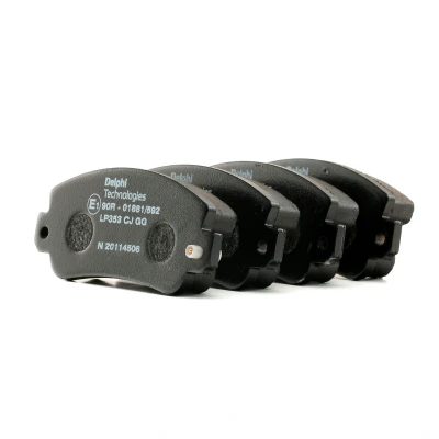 Image de DELPHI LP353 Jeu de plaquettes frein préparé pour indicateur d&#039;usure sans tôle anti bruit accessoires FIAT: Panda I 3/5 portes, Barchetta