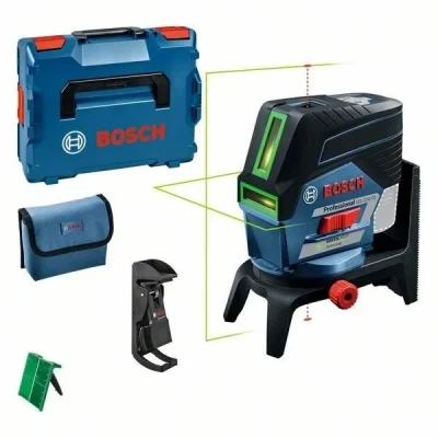 Image de Bosch Professional 0601066H03 GCL 2 50CG Niveau Laser (sans Batterie et Chargeur, Vert, pour l&#039;Intérieur, avec Fonction Application, Support, Portée Visible : jusqu’à 20 m, dans une L BOXX)