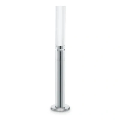 Image de Steinel Luminaire de jardin GL 60 S inox, borne avec détecteur mouvement 360, ampoule LED E27 incluse, 9,78 W, 3000 K