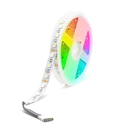 Image de Arotelicht 4 en1 Ruban LED 12V 5M 5050smd RGBW(RGB+Blanc Froid) Bande Flexible IP20 RGBCW pour Noël Et Fête Eclairage Lumières Décoratives Intérieur