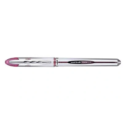 Image de uni ball Lot de 3 Rollers encre liquide Vision Elite UB200 pointe moyenne 0,8mm rose