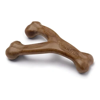 Image de Benebone Jouet à mâcher Indestructible pour Chiens agressifs, Durable et résistant, véritable saveur Bacon, grands Chiens, fabriqué aux États Unis.