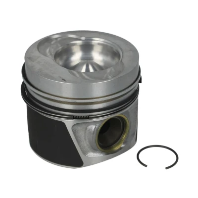 Image de NÜRAL 87 421000 30 Piston 81 avec prise femelle pour bossage d&#039;axe, canal de refroidissement, porte segment, bielle trapézoïdale