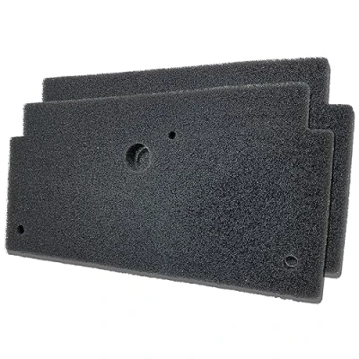Image de Juma Lot de 2 filtres pour sèche linge à pompe chaleur Bosch 12022801 292 x 142 19 mm EasyClean Filtre condensation mousse filtrante Tapis filtrant en