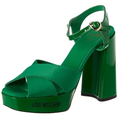 Image de Love Moschino Femme Ja1605cg1gim185a39 W.Sandale, Vert, 39 EU