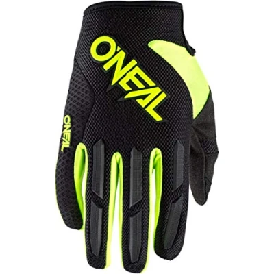 Image de O&#039;NEAL Gants de vélo et Motocross Enfants MX MTB VTT Fermeture réglable, Forme préformée pour Un Confort Maximal Element Youth Glove (Jaune Fluo, XL)