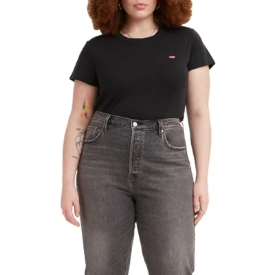 Image de Levi&#039;s Plus BABY TEE Tshirt basique, Femme, Taille: 52/54, Caviar