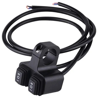 Image de pour handlebar switch Interrupteur de Guidon Moto, EBTOOLS Alliage D&#039;aluminium Commande Numérique par Ordinateur 12V