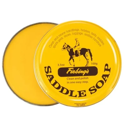 Image de Fiebing&#039;s 055012 Savon de Selle, 100 ML, Jaune, nettoie, adoucit et préserve Le Cuir Unisexe, 3.5 oz