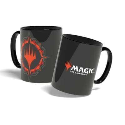 Image de Konix Magic The Gathering Mug Tasse en céramique 320 ml Motif couleur rouge Noir