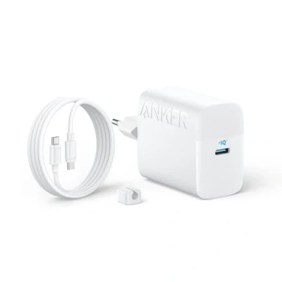 Image de Anker Chargeur Super Rapide USB C 45 W, avec câble C, Compatible Recharge PPS, pour Samsung Galaxy S24 Ultra/S24/S23+/S23/S22/Note20, iPhone 16/16 Pro, Pixel, et Bien Plus Encore