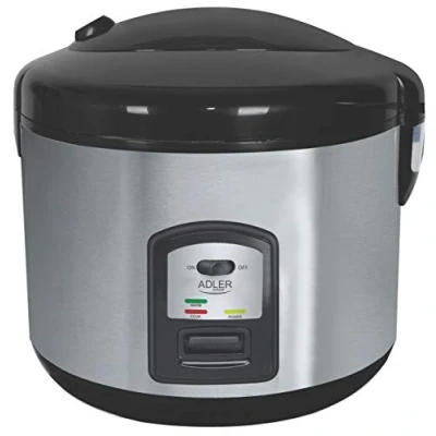 Image de Adler AD 6406 Cuiseur à riz, 1000 W, 1.5 liters, Noir, Acier Inoxydable