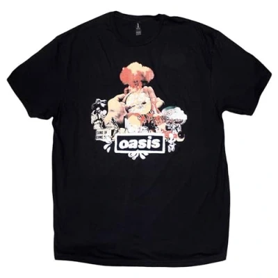 Image de Oasis Dig Out Your Soul Atomic Collage Band Logo T Shirt Size XL