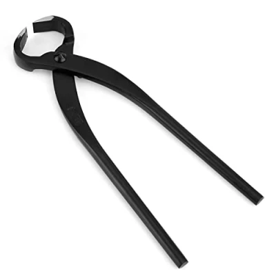 Image de Joyzan Pince Bonsai, Branch Cutter à Bonsaï Concave Coupe Droite Bonsai Branche Oblique Jardinage Débutants Jardin Sécateur Branches Outils Boutons Forgé Main Coupeur de Bouton Bord Rond Pointu Noir