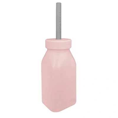 Image de MinikOiOi 101240008 Flasche 200 ml Flasche+Strohhalm rosa