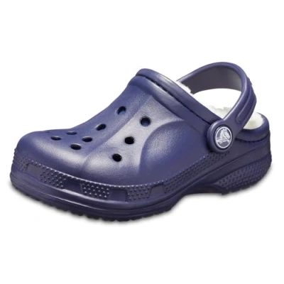 Image de Crocs Ralen Lined Clog K, Sabot, Nautical Navy/Oatmeal,