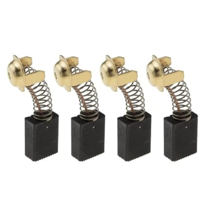 Image de ECSiNG Lot de 2 paires Balais carbone pour moteur 17 x 13 7 mm charbon à arrêt automatique Compatible avec scie table Scheppach HS 110