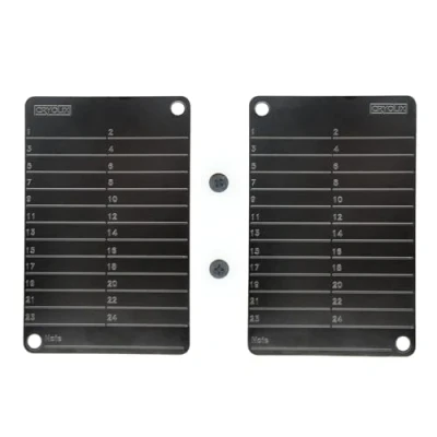 Image de Crypto Wallet Portefeuille froid en acier inoxydable 2 plaquettes Vis Hardware Compatible avec Trezor, Ledger, bitbox02 Recovery Seed Phrase 2.0, Noir , Moderne