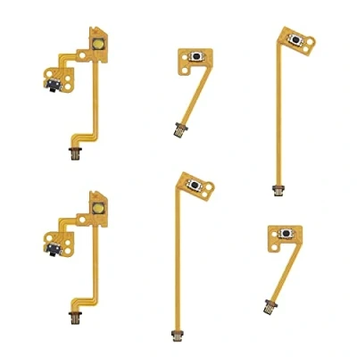 Image de eMagTech 2 Emsemble Pièces de Rechange ZR/ZL/L Bouton Clé Ruban Câble Flexible Compatible avec Le Contrôleur Switch Joy Con