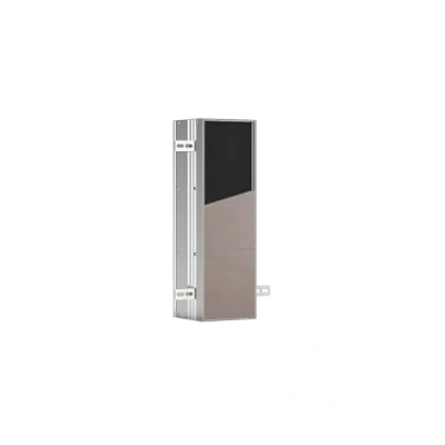 Image de Emco 975611009 Asis Plus Brosse WC en Aluminium avec butée Droite et Gauche 492 mm