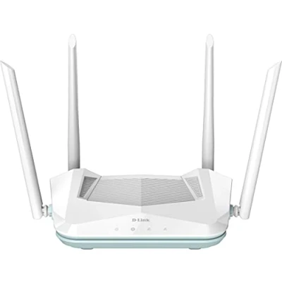 Image de D Link R15 Routeur Smart Eagle Pro IA WiFi AX1500, Gigabit, Optimiseur de trafic, contrôle Parental IA, MU MIMO, 1024 QAM, OFDMA, WPA3, Wi FI Mesh. Fonctionne avec Alexa/Google Assistant.