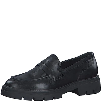 Image de MARCO TOZZI Femme 2 24701 41 Mocassin, Noir, 40 EU