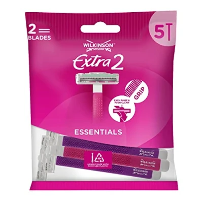 Image de Wilkinson Sword Extra 2 Beauty rasoirs jetables Lot de 2, Total 10