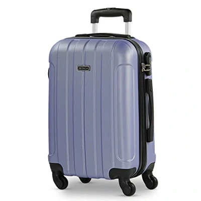 Image de ITACA Valise Cabine 55x40x20, Cabine, À roulettes, Roulette, Rigide, Résistant, Légère 771150, Mauve