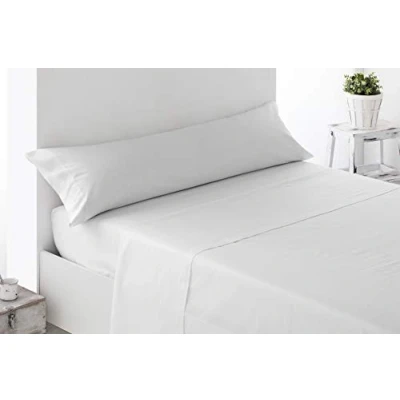 Image de Miracle Home Housse de coussin douce et confortable en coton 50 % polyester Blanc 105 cm