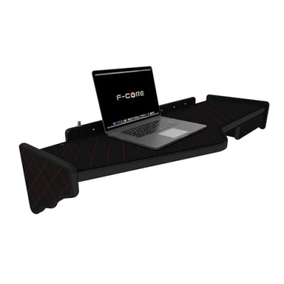 Image de F CORE Tablettes Tableau de Bord Camion compatibilité pour Scania R 01.11 12.16 Double avec tiroir Panneau LED Noir/Rouge