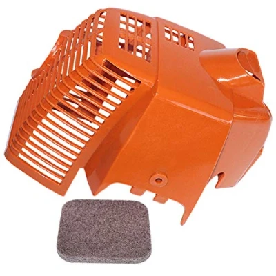 Image de AUMEL 4137 080 1604 Cache Moteur avec Filtre à air pour Stihl FC75 FS75 FS80 FS80R FS85 FS85R KW85 HL75 KM85 KM85R FS85T FS85RX HT70 HT75 FC85 FH75 SP85 SP85K KA85R HL75K SP81 Tondeuse.