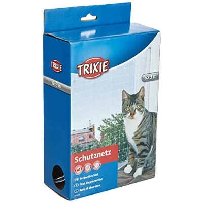 Image de Trixie Filet de Protection Transparent pour Chat, 6 x 3 m