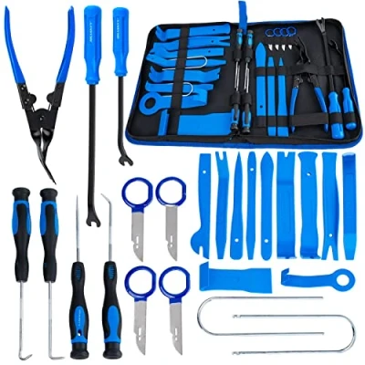 Image de HASKYY 24 pcs Multifonction Outil Démontage I Installation Anti Rayure car Removal Tool Kit Accessoires Intérieure