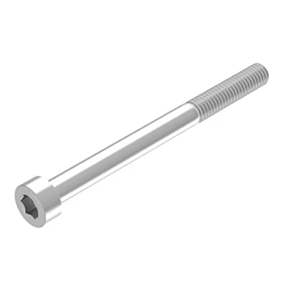 Image de SECCARO Vis cylindriques M5 x 60 mm inox V2A VA A2, DIN 912 / ISO 4762, six pans creux, filetage partiel, 20 pièces