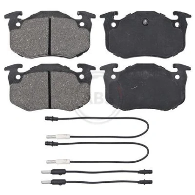 Image de A.B.S. 36503 Jeu de plaquettes frein contact signal d&#039;usure inclus CITROËN: BX 5 portes, Break, Van / 3/5 ALPINE: V6 I
