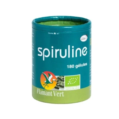 Image de Flamant Vert Spiruline Bio 180 Comprimés de 500 mg